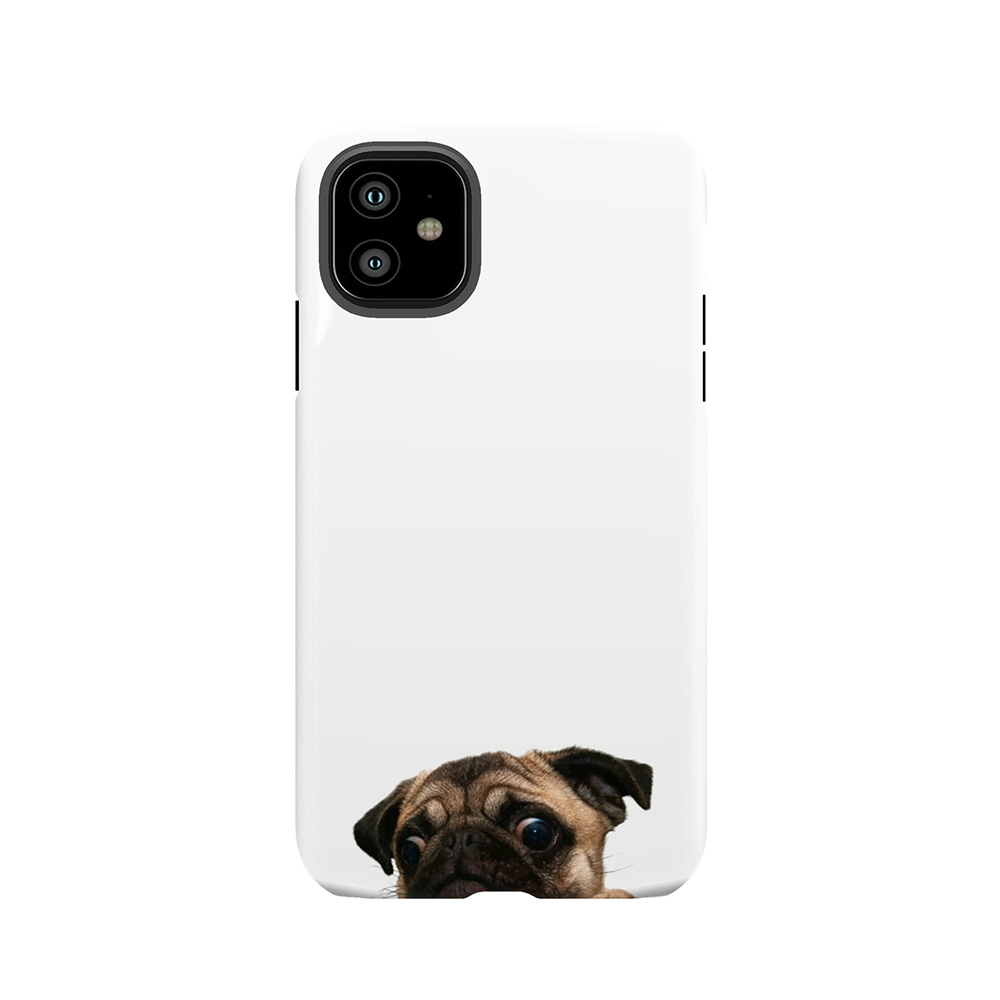 Peek A Pug Tough Phone Case