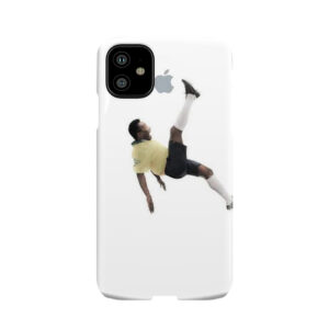 Pele Kicking An Apple Phone Case
