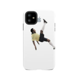 Pele Kicking An Apple Tough Phone Case