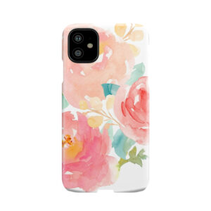 Peonies Watercolor Bouquet Phone Case