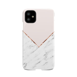 Peony Blush Geometric Marble Phone Case