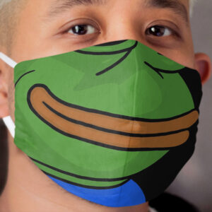 Pepe the frog smile Cloth Face Mask