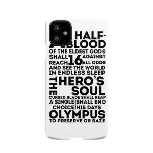 Percy Jackson And The Olympians - The Great Prophecy Phone Case