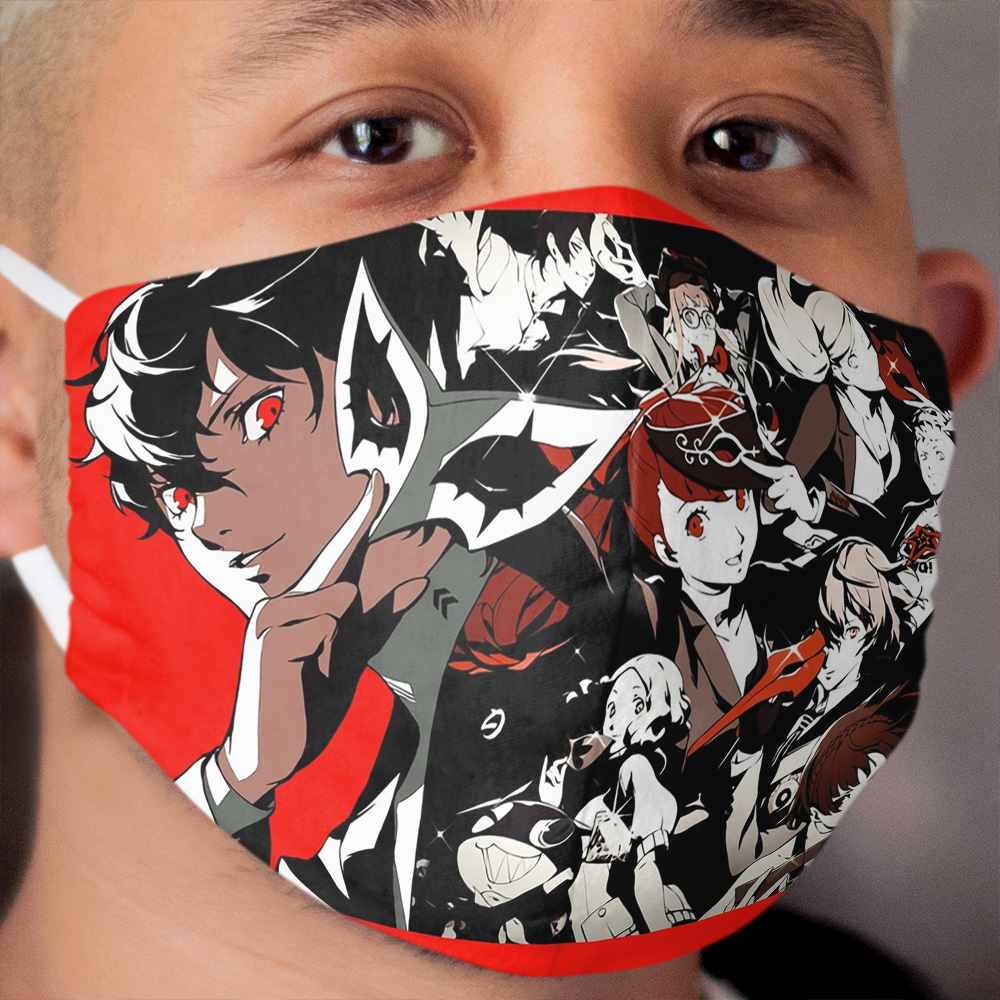 Persona 5 character artwork Cloth Face Mask