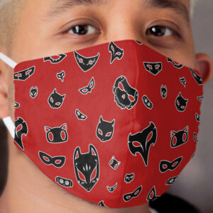 Persona 5 Royal Phantom Thief Cloth Face Mask Pattern Cloth Face Mask