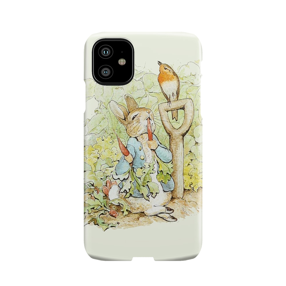 Peter Rabbit Eating Carrots - Beatrix Potter Phone Case
