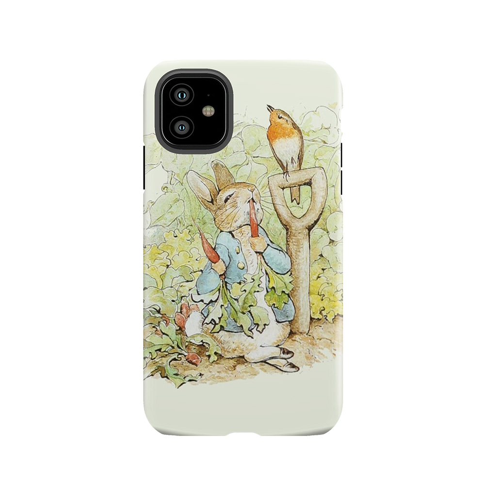 Peter Rabbit Eating Carrots - Beatrix Potter Tough Phone Case