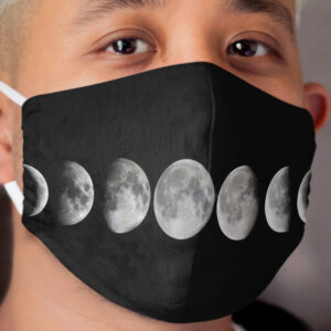 Phases of the Moon Cloth Face Mask