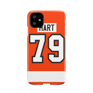 Philadelphia Flyers Carter Hart Home Jersey Back Phone Phone Case