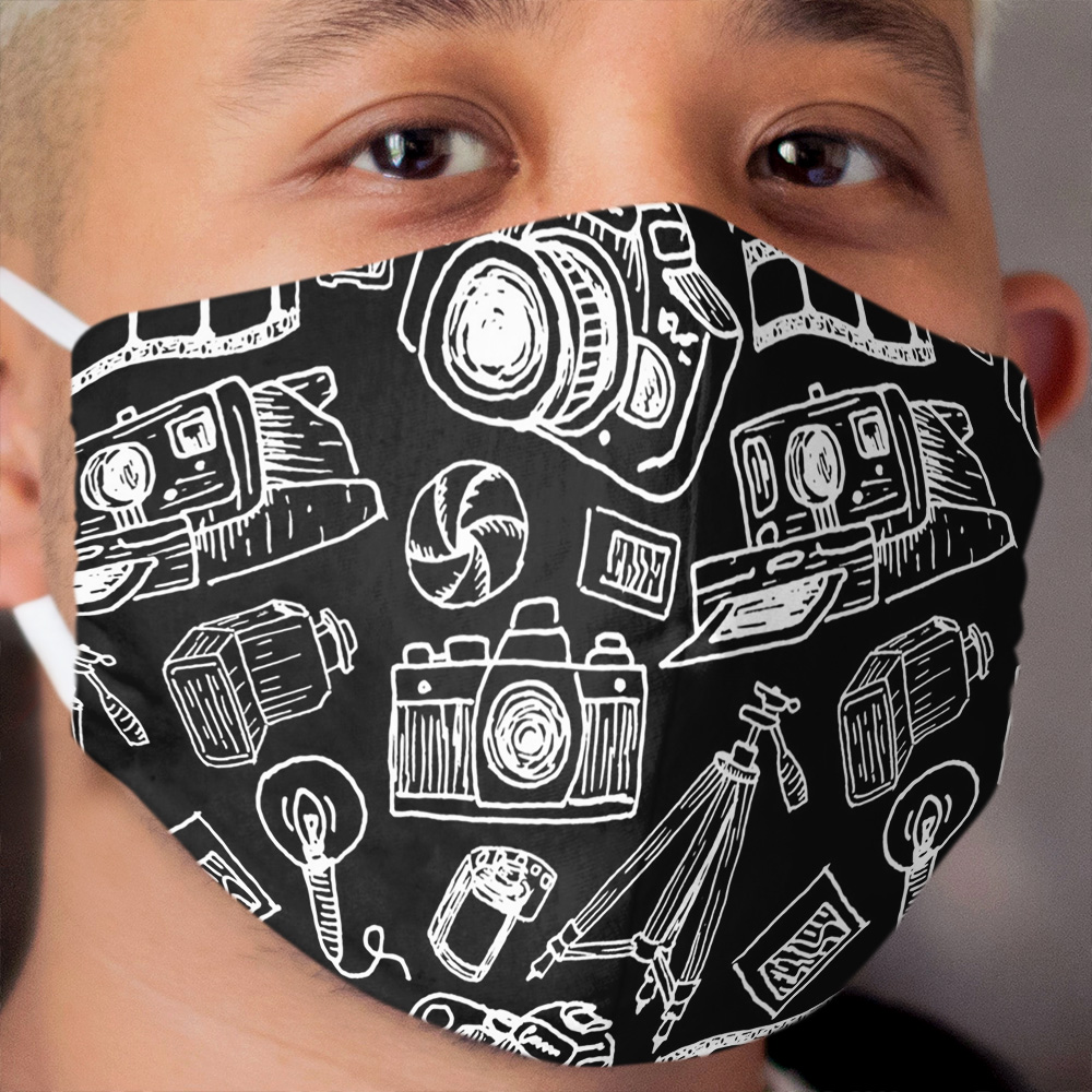 Photographer's Toolbox (White) Cloth Face Mask