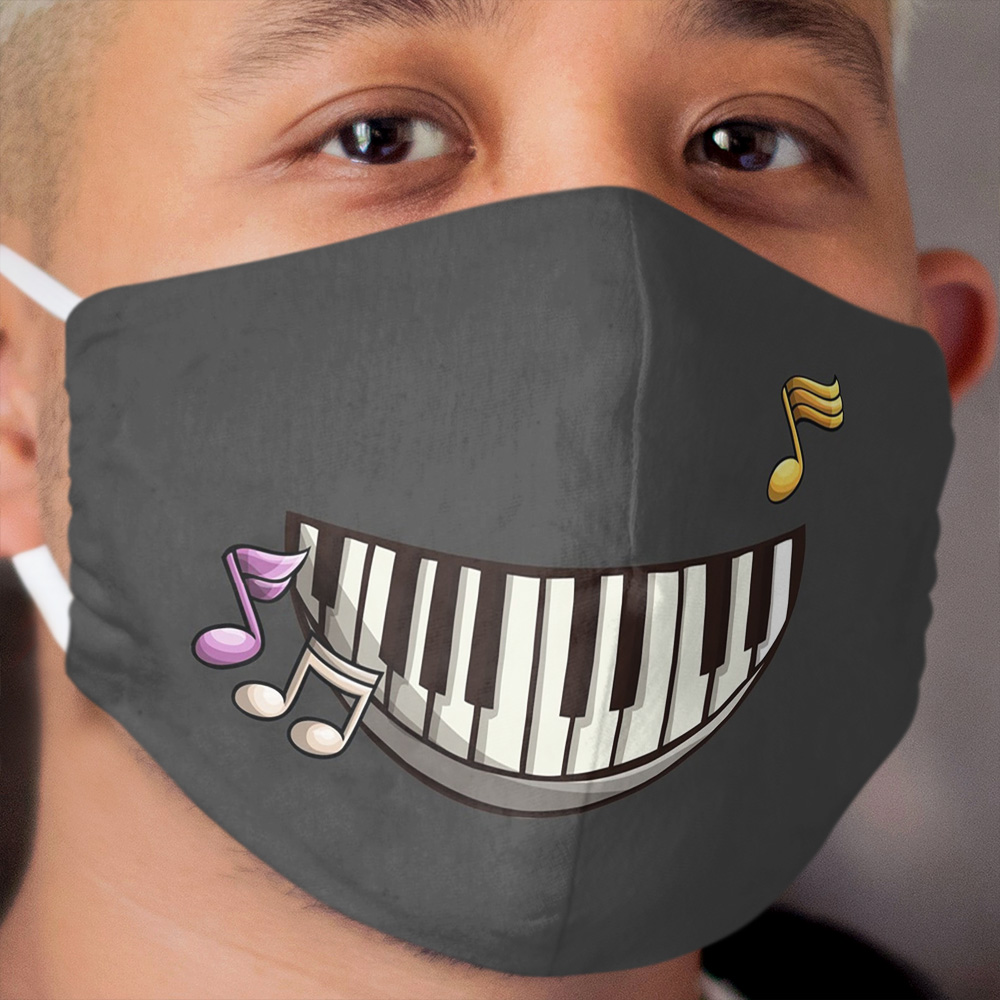 Piano Smile - for Piano Players and Piano Teachers Cloth Face Mask
