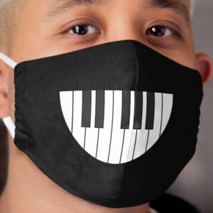 Piano Smile Cloth Face Mask