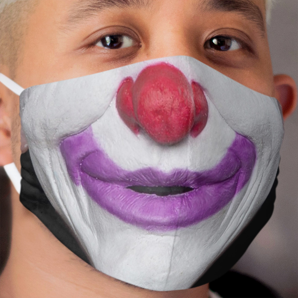 Pickles the Carnie - Circus Clown Cloth Face Mask
