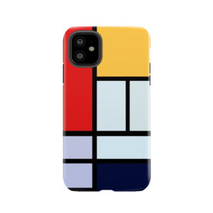 Piet Mondrian Minimalist Art Tough Phone Case