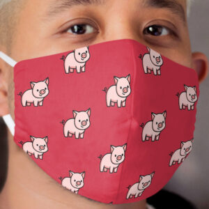 Pig Cloth Face Mask