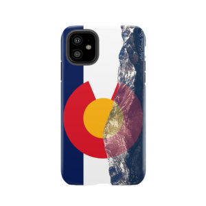 Pikes Peak Colorado Flag Tough Phone Case