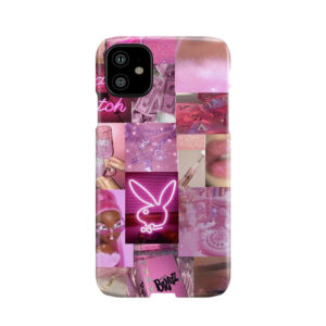 Pink Baddie Aesthetic Poster Phone Case