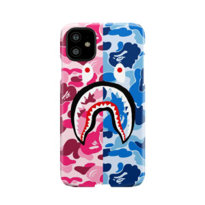 Pink/Blue Ape &Ampampamp Shark Camo Phone Case