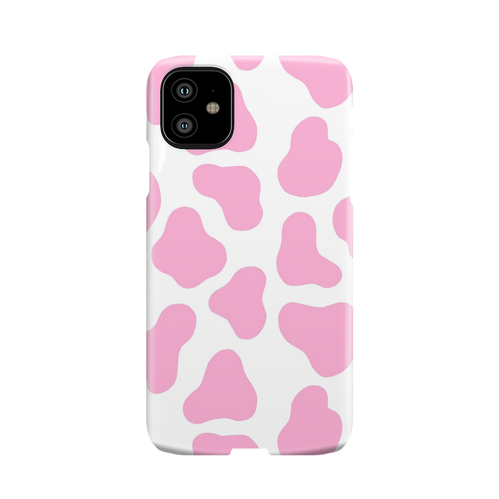 Pink Cow Pattern Phone Case