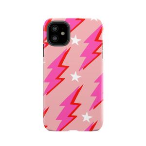 Pink Lightning Bolt 3 Tough Phone Case