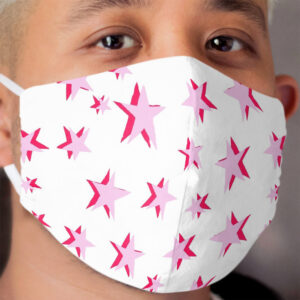 pink stars Cloth Face Mask