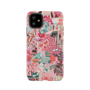 Pink Vibez Collage Tough Phone Case