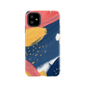 Pink/Yellow/Blue Tough Phone Case