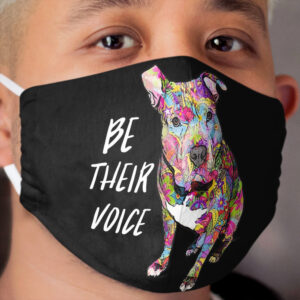 Pitbull - Be their Voice Cloth Face Mask