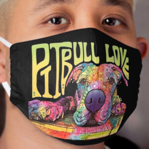 Pitbull Dog Lovers Cloth Face Mask