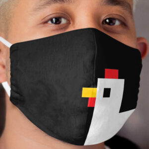 Pixel Chicken Cloth Face Mask