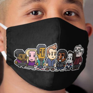 Pixel Community Cloth Face Mask