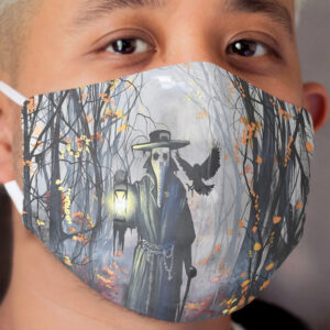 Plague Doctor Cloth Face Mask 5