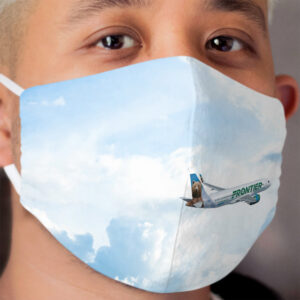 Plane in the Clouds Cloth Face Mask