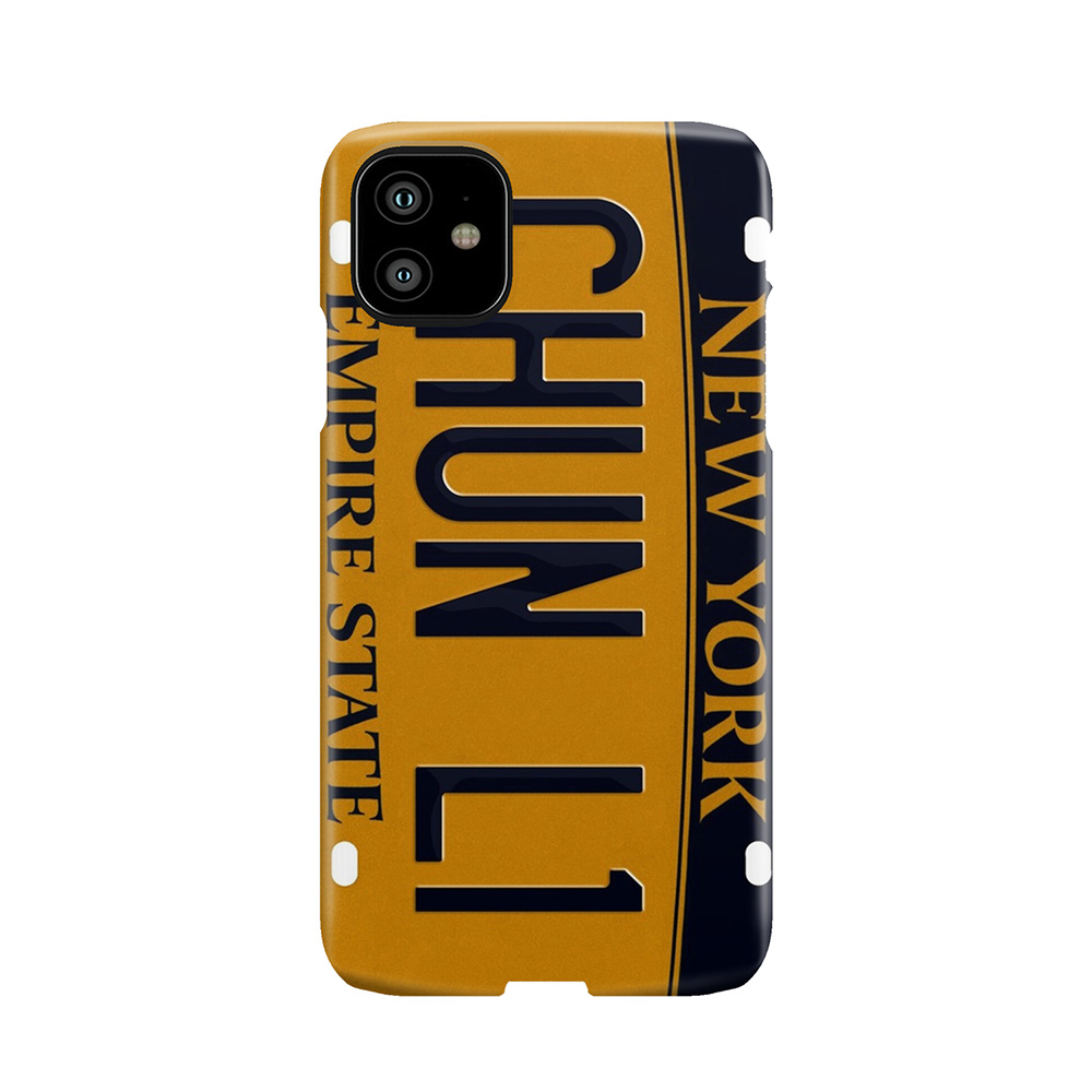 Plates Say Chun-Li Phone Case