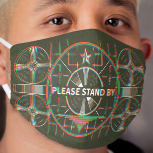 Please stand by Kaliedoscope Cloth Face Mask