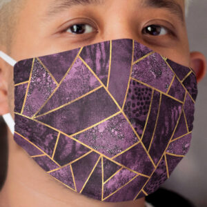 Plum Stone Cloth Face Mask
