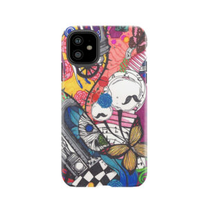 Pmmm Puella Magi Madoka Magica Witch Print Tough Phone Case