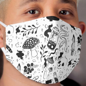 Poison Pattern Cloth Face Mask