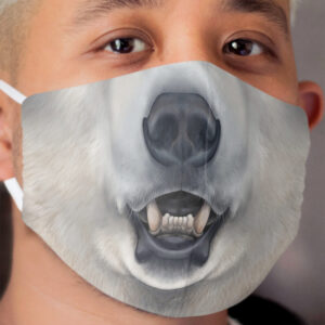 Polar Bear Cloth Face Mask