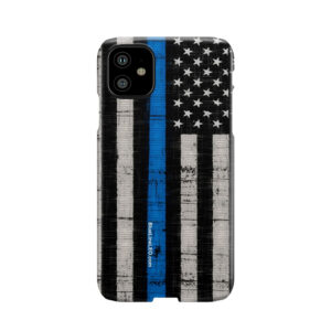 Police Blue Line Flag Phone Case