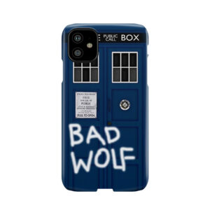 Police Public Call Box (W/ Bad Wolf) Phone Case