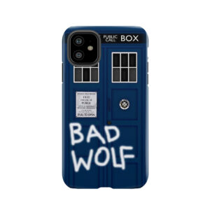 Police Public Call Box (W/ Bad Wolf) Tough Phone Case