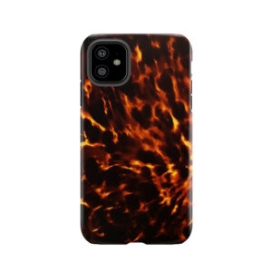Polished Tortoise Shell Art Deco 3 Tough Phone Case