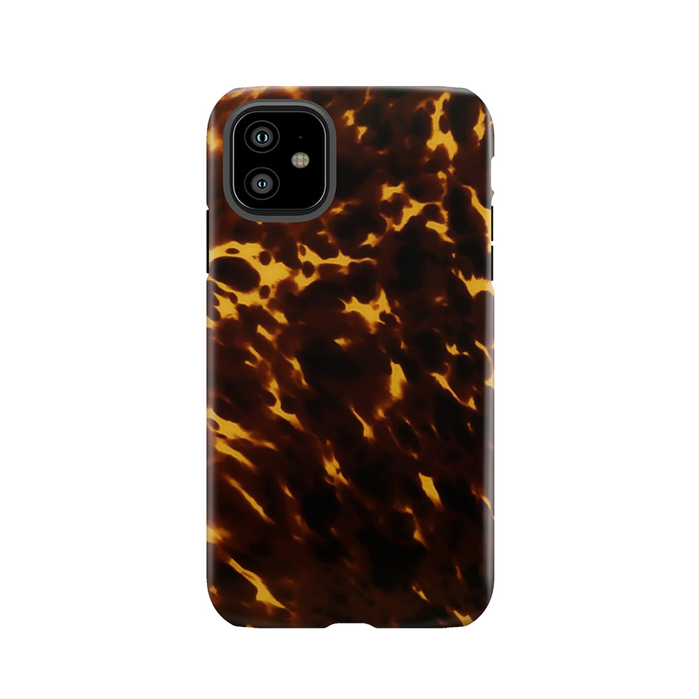 Polished Tortoise Shell Art Deco Tough Phone Case