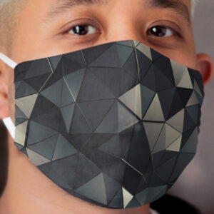 Polygon Noir Cloth Face Mask