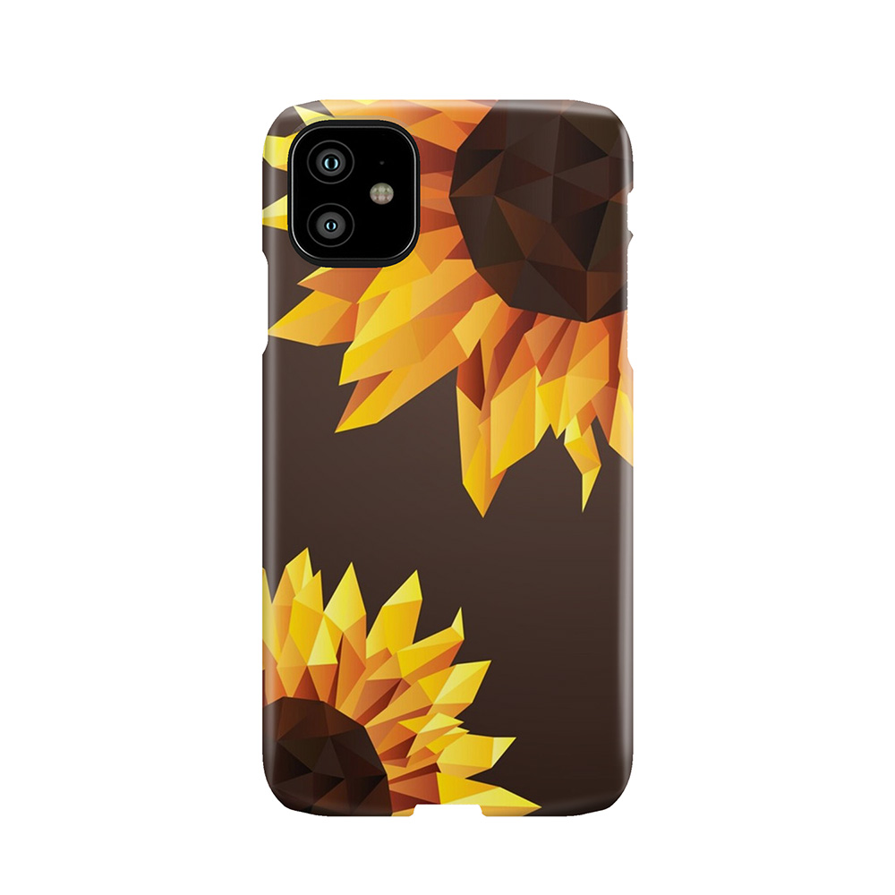 Polygonal Sunflower Phone Case