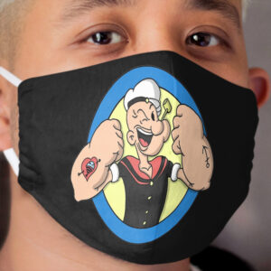 Popeye The Sailor Man , Popeye: Rush for Spinach Popeye Village T-shirt Cloth Face Mask