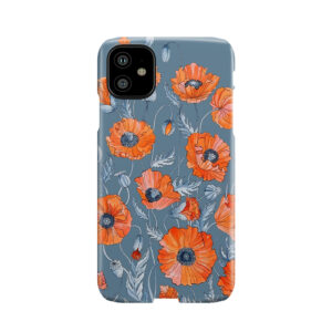 Poppies Floral Botanical Art Phone Case