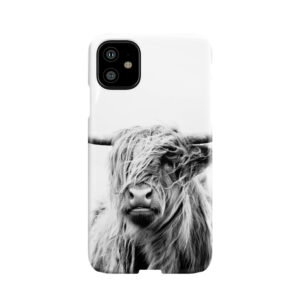 Portrait Of A Highland Cow Phone Case