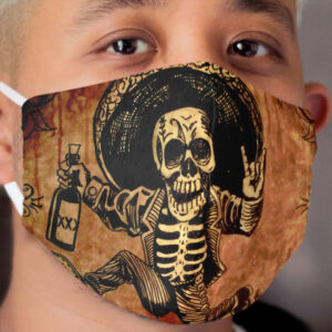 Posada Day of the Dead Outlaw Cloth Face Mask